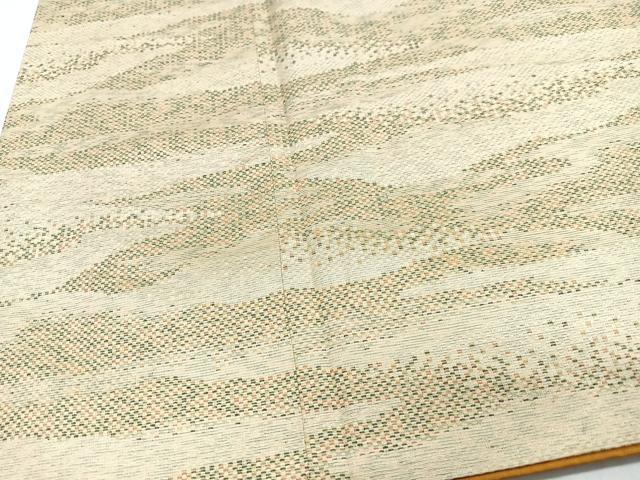 平和屋着物■上質な紬　霞文　正絹　逸品　CABJ8308xe