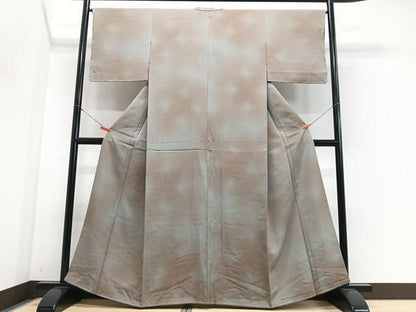 平和屋着物■上質な小紋　霞文　暈し染め　正絹　逸品　CABJ8319xe