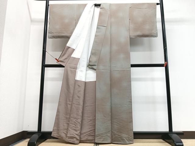 平和屋着物■上質な小紋　霞文　暈し染め　正絹　逸品　CABJ8319xe