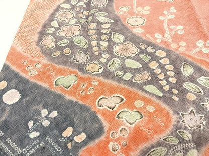 平和屋着物■訪問着　絞り　辻が花　暈し染め　正絹　逸品　CABJ8324xe