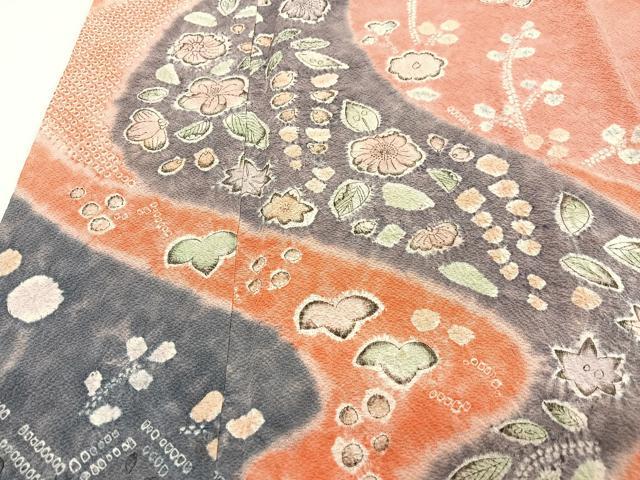 平和屋着物■訪問着　絞り　辻が花　暈し染め　正絹　逸品　CABJ8324xe