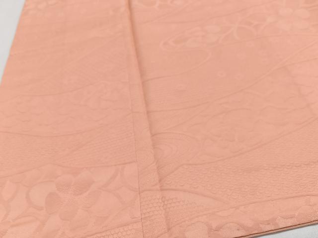 平和屋着物■上質な色無地　花唐草地紋　虹色　正絹　逸品　CABJ8325xe