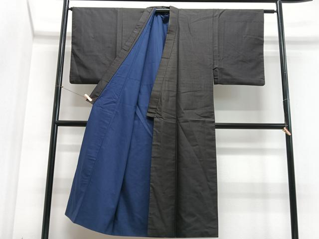 平和屋着物■男性　紬　縞　正絹　逸品　CABJ8332xe