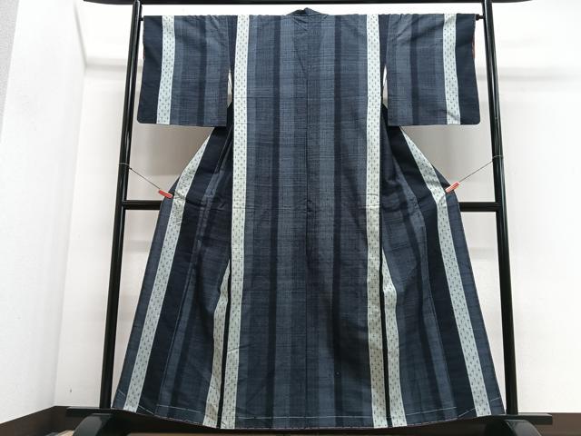 平和屋着物■上質な紬　間道　正絹　逸品　未使用　CABJ8340xe
