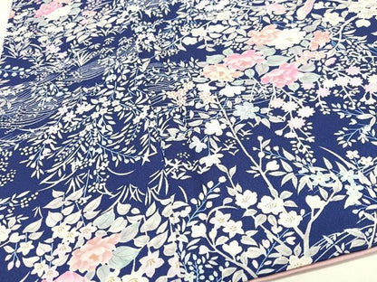 平和屋着物■上質な小紋　花鳥文　正絹　逸品　CABJ8341xe
