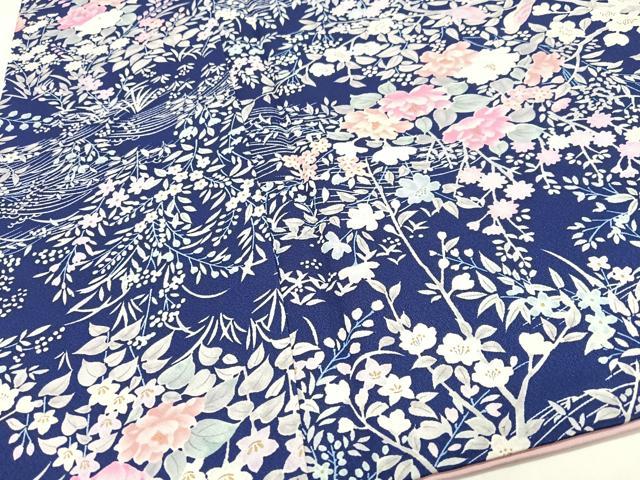 平和屋着物■上質な小紋　花鳥文　正絹　逸品　CABJ8341xe