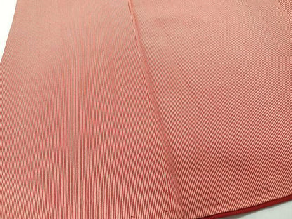 平和屋着物■江戸小紋　万筋　緋色×曙色　正絹　逸品　CABJ8345xe
