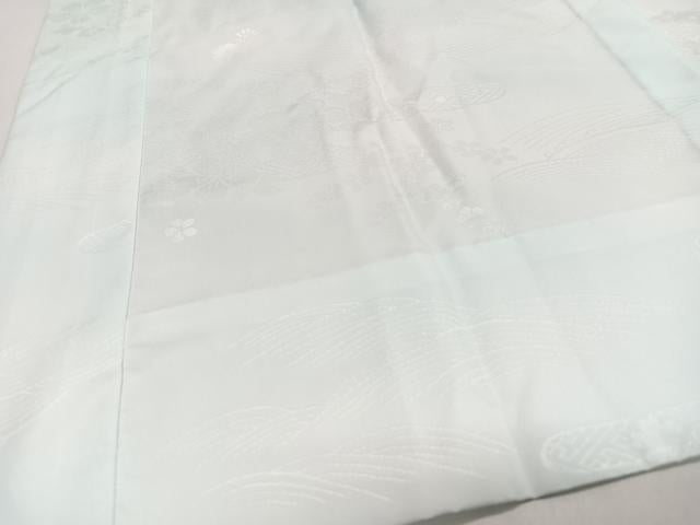 平和屋着物■長襦袢　無双仕立て　立波草花地紋　洗える着物　CABJ8346xe