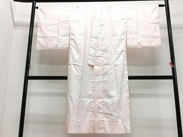平和屋着物■長襦袢　無双仕立て　雪輪草花地紋　洗える着物　CABJ8347xe