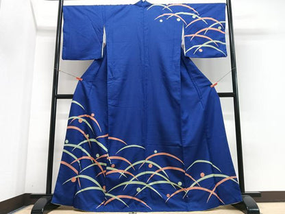 平和屋着物■訪問着　露芝文　金彩　洗える着物　CABJ8348xe