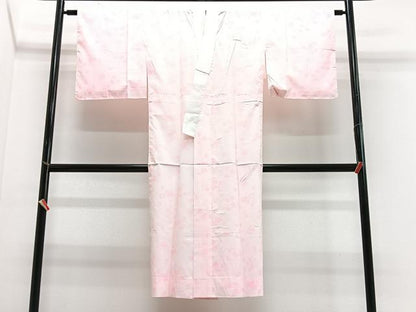 平和屋着物■長襦袢　枝花文　無双仕立て　洗える着物　CABJ8349xe