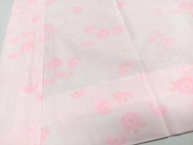 平和屋着物■長襦袢　枝花文　無双仕立て　洗える着物　CABJ8349xe