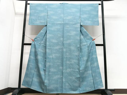 平和屋着物■上質な小紋　霞文　正絹　逸品　CABJ8354xe