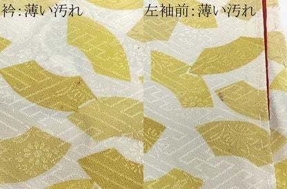 平和屋着物■上質な小紋　地紙花唐草文　正絹　逸品　CABJ8358xe