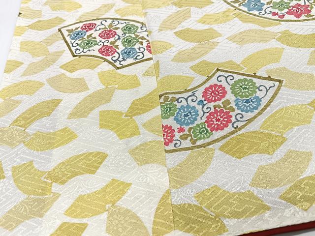平和屋着物■上質な小紋　地紙花唐草文　正絹　逸品　CABJ8358xe