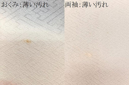 平和屋着物■訪問着　貝桶花文　暈し染め　金彩　正絹　逸品　CABJ8361xe