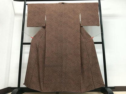 平和屋着物■上質な小紋　花尽くし　正絹　逸品　CABJ8366xe