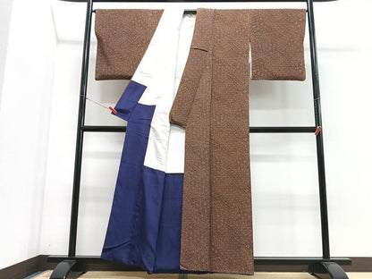 平和屋着物■上質な小紋　花尽くし　正絹　逸品　CABJ8366xe