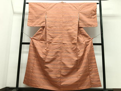 平和屋着物■上質な紬　霞文　正絹　逸品　未使用　CABJ8373xe