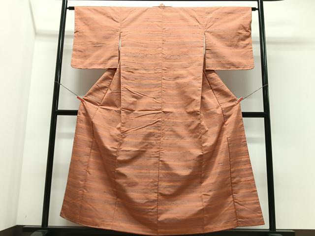 平和屋着物■上質な紬　霞文　正絹　逸品　未使用　CABJ8373xe