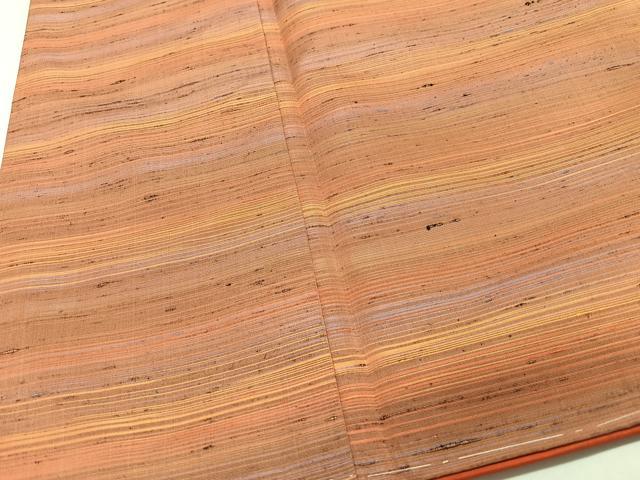 平和屋着物■上質な紬　霞文　正絹　逸品　未使用　CABJ8373xe