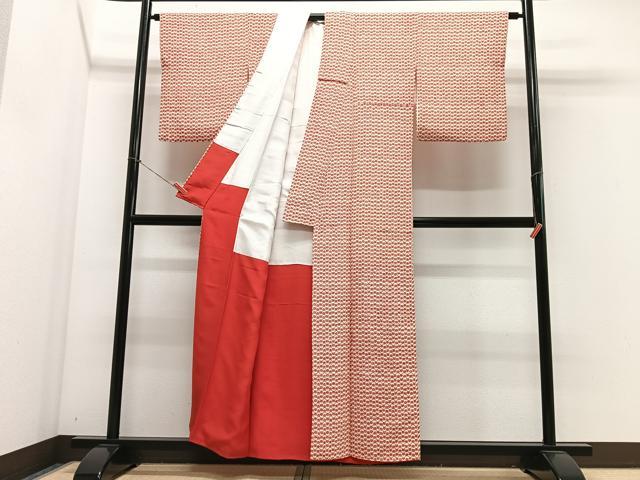 平和屋着物■上質な小紋　花尽くし　正絹　逸品　CABJ8378xe