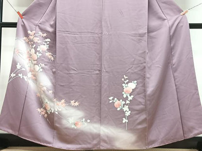 平和屋着物■訪問着　枝花文　暈し染め　正絹　逸品　CABJ8390xe