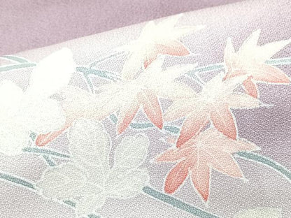 平和屋着物■訪問着　枝花文　暈し染め　正絹　逸品　CABJ8390xe