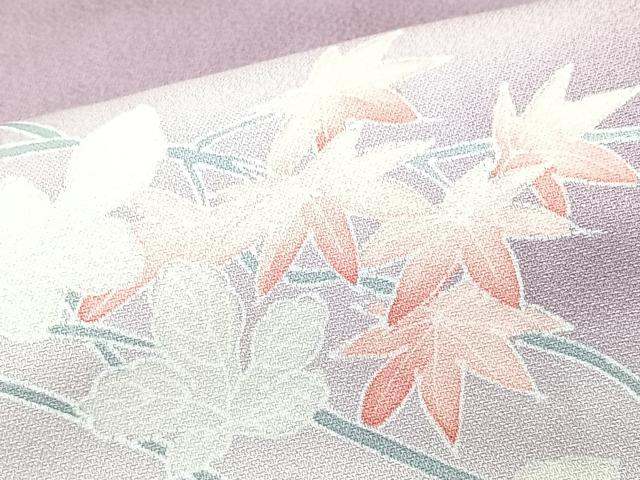 平和屋着物■訪問着　枝花文　暈し染め　正絹　逸品　CABJ8390xe