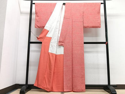 平和屋着物■江戸小紋　内田秀一　舞花文　正絹　逸品　CABJ8391xe