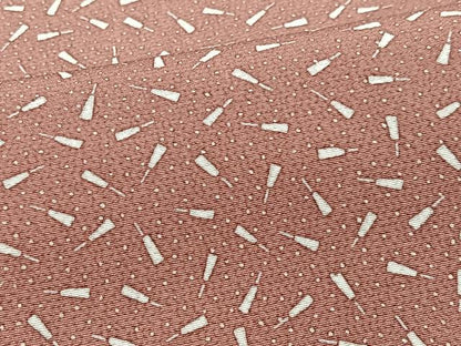 平和屋着物■上質な小紋　扇　鬼しぼ縮緬　正絹　逸品　CABJ8392xe