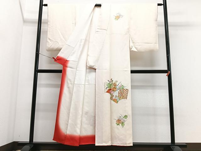 平和屋着物■訪問着　7マルキ　幾何学文　正絹　逸品　CABJ8397xe