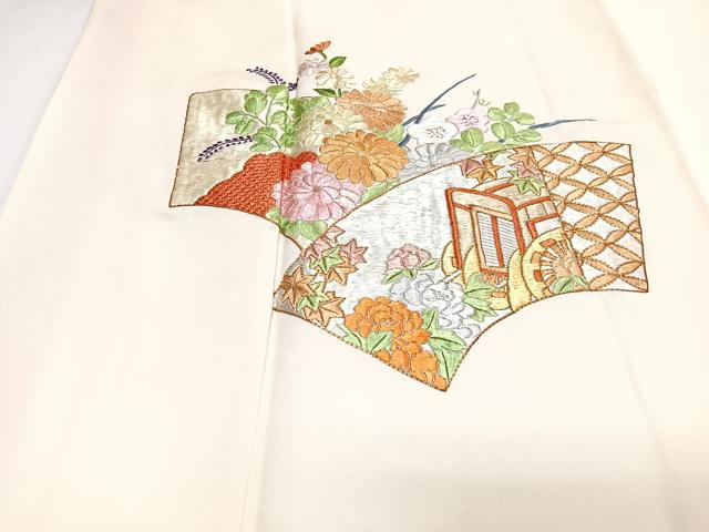 平和屋着物■訪問着　7マルキ　幾何学文　正絹　逸品　CABJ8397xe