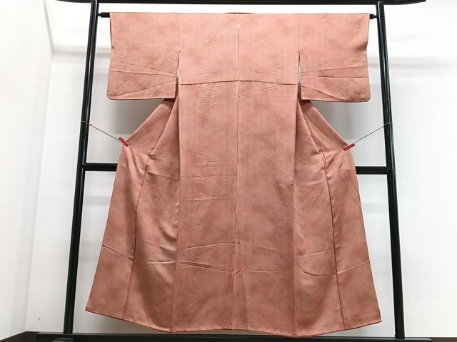 平和屋着物■上質な小紋　麻の葉文様　暈し染め　正絹　逸品　CABJ8399xe