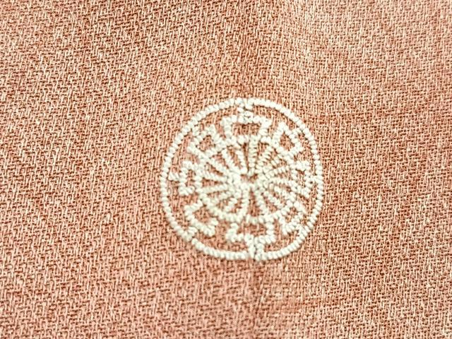 平和屋着物■上質な小紋　麻の葉文様　暈し染め　正絹　逸品　CABJ8399xe