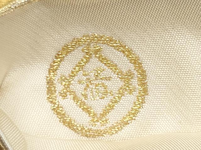 平和屋着物●六通柄　本袋帯　蜀江鳳凰草花文　金銀糸　松坂屋扱い　正絹　逸品　CABJ8403hy