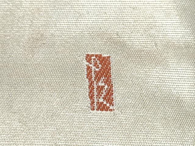 平和屋着物●加賀友禅の巨匠　初代　由水十久　西陣　長嶋成織物　ながしま帯　太鼓柄袋帯　勢獅子　瀞銀錦　正絹　逸品　CABJ8432hy