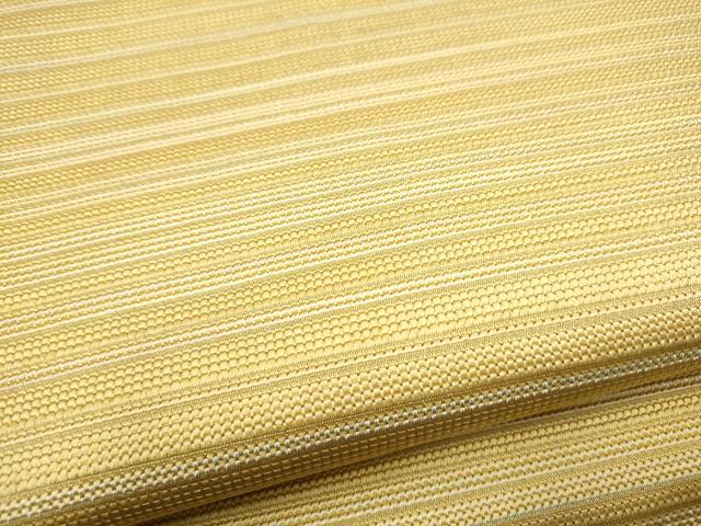 平和屋着物●両面　六通柄袋帯　霞文　金糸　正絹　逸品　CABJ8442hy