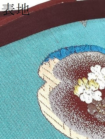 平和屋着物●西陣　田中義織物謹製　六通柄袋帯　唐織　虹彩華美　プラチナ箔　正絹　逸品　CABJ8449hy