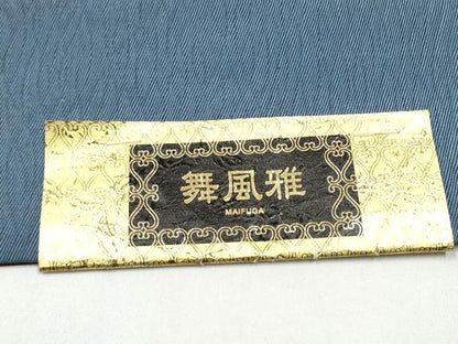 平和屋着物●西陣　志都香謹製　六通柄袋帯　唐織　舞風雅　金銀糸　証紙付き　正絹　逸品　CABJ8451hy