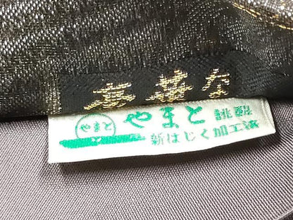 平和屋着物●六通柄袋帯　辻が花　金銀糸　やまと誂製　正絹　逸品　CABJ8463hy