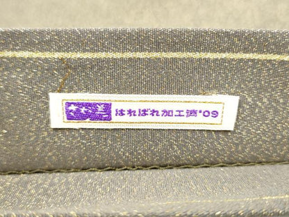 平和屋着物●爪搔き本綴れ　太鼓柄袋帯　雪輪松竹梅　金銀糸　さが美扱い　正絹　逸品　CABJ8471hy