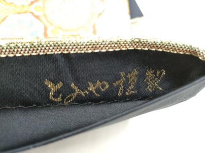 平和屋着物●西陣　とみや織物謹製　とみや帯　六通柄袋帯　唐織　切嵌鳳凰花文　金銀糸　正絹　逸品　未使用　CABJ8481hy