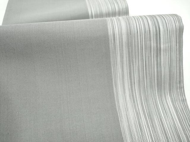 平和屋着物●両面　全通柄袋帯　霞文　金糸　正絹　逸品　CABJ8496hy