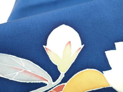 平和屋着物●本加賀友禅作家　奥田勝将　九寸名古屋帯　枝椿　正絹　逸品　CABJ8543hy