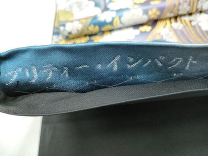 平和屋着物●六通柄袋帯　唐織　舞桜文　金銀糸　正絹　逸品　CABJ8566hy