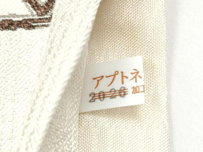 平和屋着物●西陣　ヤマキ織物謹製　六通柄袋帯　独鈷鱗文　証紙付き　正絹　逸品　CABJ8568hy