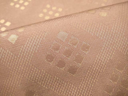 平和屋着物●織物一筋名門　織悦　全通柄　本袋帯　菱繋ぎ　金糸　正絹　逸品　CABJ8571hy