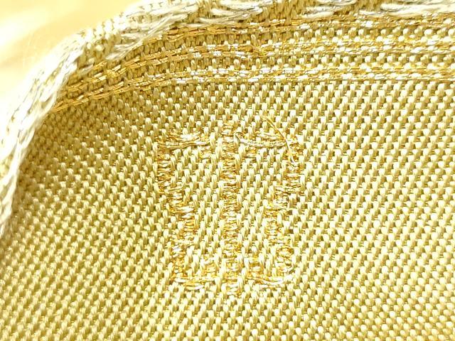 平和屋着物●西陣　川島織物　六通柄　本袋帯　枝松文　金銀糸　正絹　逸品　CABJ8599hy