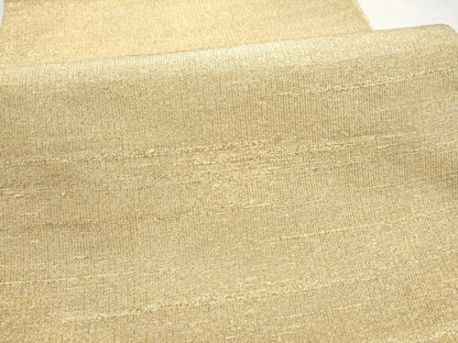 平和屋着物●桝屋高尾　(ねん金綴錦)　全通柄袋帯　段霞文　金糸　正絹　逸品　CABJ8600hy
